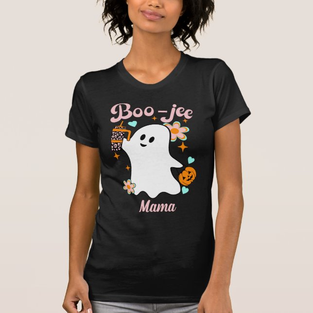 Camiseta Boo-Jee Mama | Fantasma retro (Anverso)