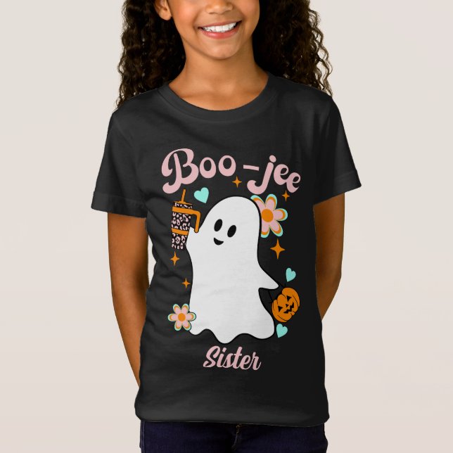 Camiseta Boo-Jee Sister | Fantasma retro (Anverso)