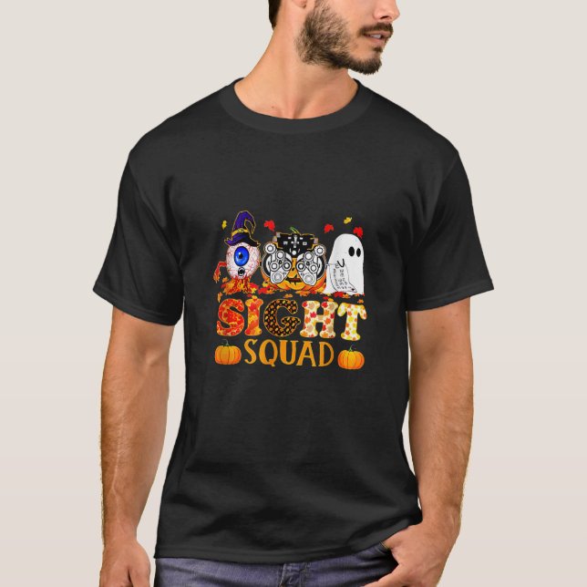 Camiseta Boo Juego de Calabaza Bruja Escuadrón de Brujas Ha (Anverso)