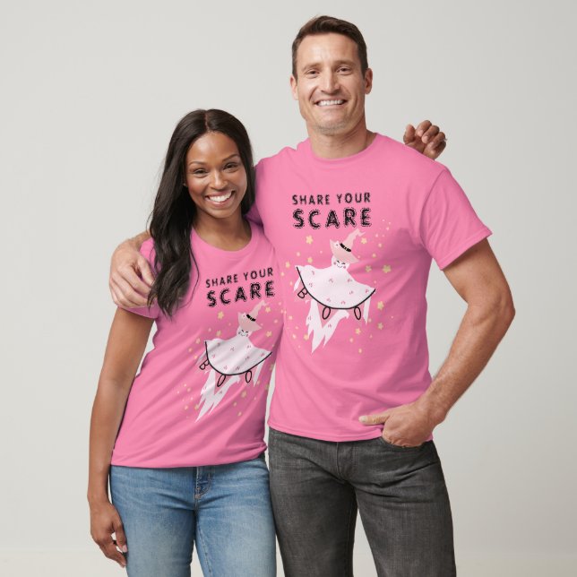 Camiseta Boo Lil Ghost Funny Personalizado Pastel Halloween (Unisexo)