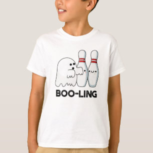 Camiseta Boo-ling Funny Halloween Bowling Ghost Pun