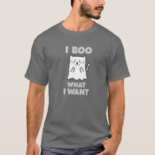 Camiseta Boo Lo Que Quiero El Meme De Ghost Kitty