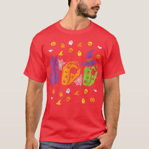 Camiseta Boo Manos Rótulo Americano Orgullo Asl Halloween