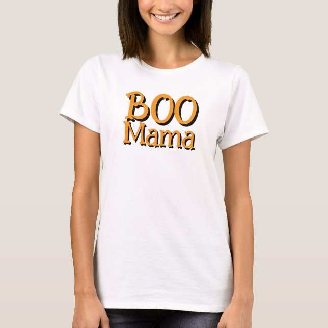Camiseta Boo minimalista Mama T-Shirt (Anverso)