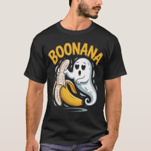 Camiseta Boo Nana Fantasma Plátano Humor de Halloween Diver