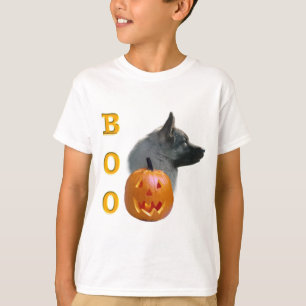 Camiseta Boo noruego Elkhound Halloween