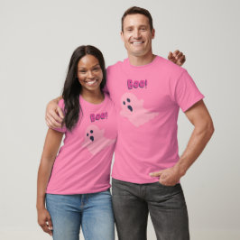 Camiseta Boo Pink Halloween