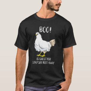 Camiseta Boo Quédate a Seis Pies de Distancia Halloween de