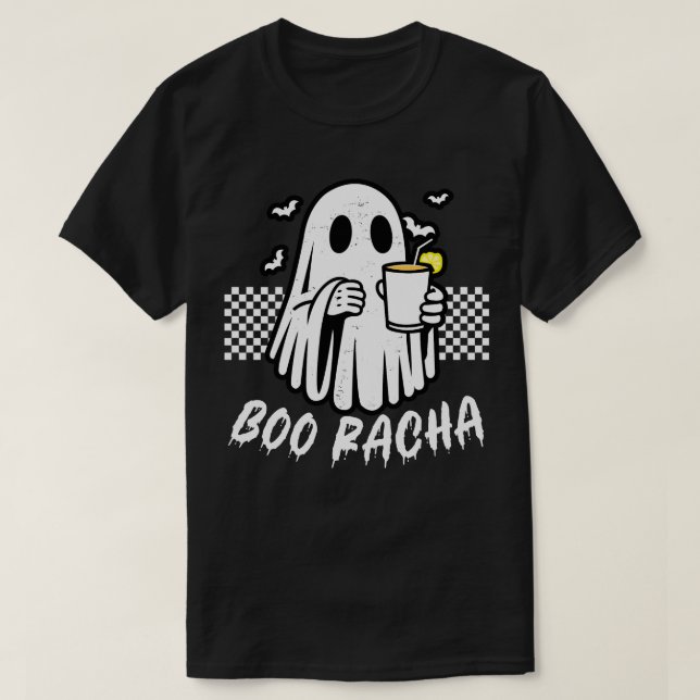 Camiseta Boo Racha Graciosa Fantasma De Halloween (Diseño del anverso)