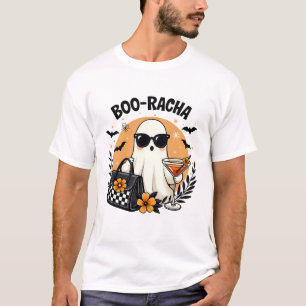 Camiseta Boo-racha Gracioso Fantasma Boo Jee de Halloween