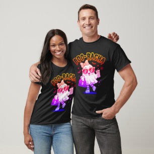 Camiseta Boo-Racha linda bebida fantasma Fiesta Halloween G