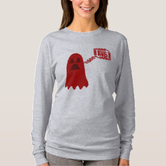 Camiseta Boo-Red Long Sleeve T-Shirt