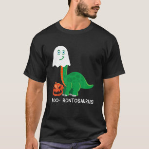 Camiseta Boo-Rontosaurus Funny Halloween Ghost Dinosaur Lov