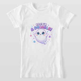 Camiseta Boo soy adorable fantasma lindo