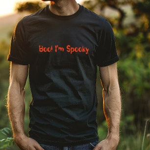 Camiseta ¡Boo! Soy la Halloween naranja de Spooky