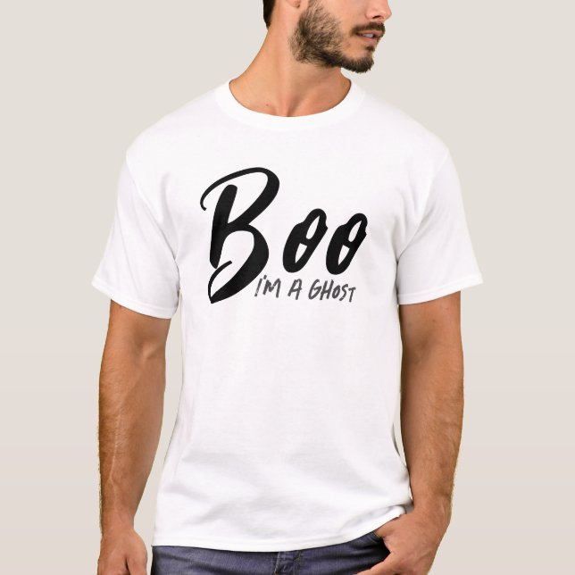 Camiseta Boo, soy un Halloween fantasma (Anverso)