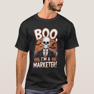 Camiseta Boo, soy una comercializadora de Halloween Diverti