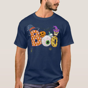 Camiseta Boo Spider Fantasmas Pumkin y Gorra de Brujas Funn