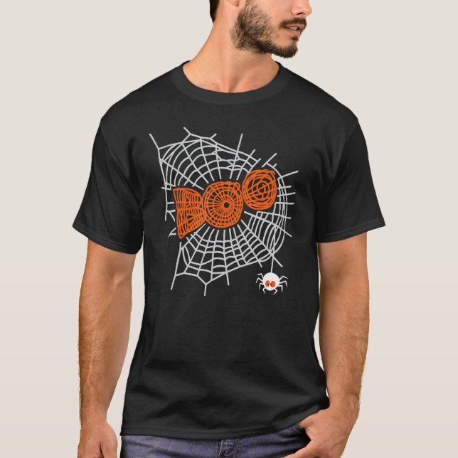 Camiseta Boo Spider Web Para La Mujer Gráfico Web De La Ara (Anverso)