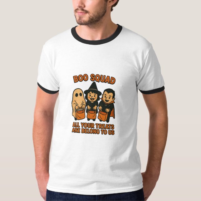 Camiseta Boo Squad – All Your Treats Are Belong To Us (Anverso)