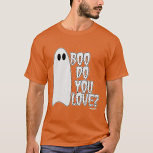 Camiseta Boo, te encanta el lema de Halloween oscuro