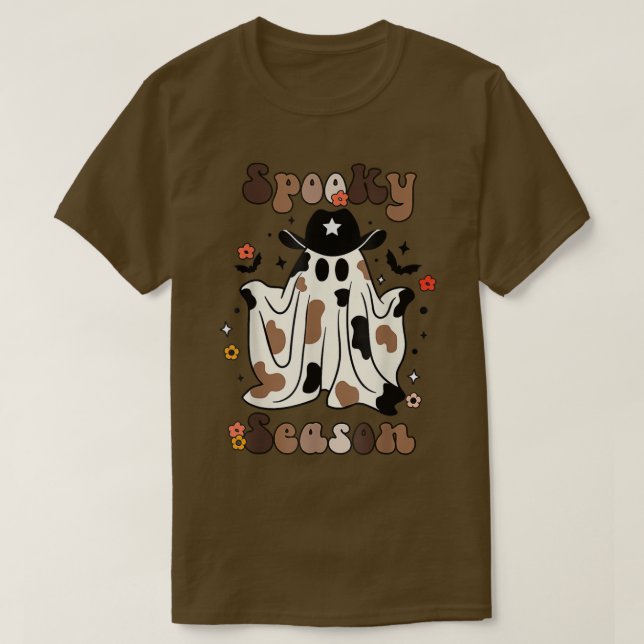 Camiseta Boo Tee, Boo Tee de Boo Haw, Fantasma de Vaquero d (Diseño del anverso)