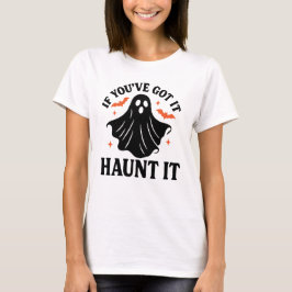 Camiseta Boo-tiful and Booked, Halloween Ghost, Bats, Stars