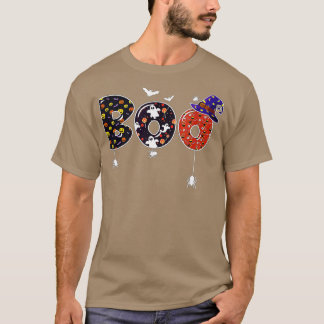Camiseta Boo Witch Gorra Con Spiders Y Bats Ghost Halloween
