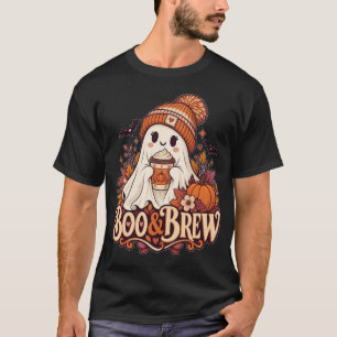 Camiseta Boo y cerveza fantasma Halloween