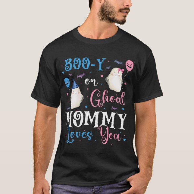 Camiseta Boo-Y O Ghoul Mamá Te Ama Bebé Boo Halloween (Anverso)