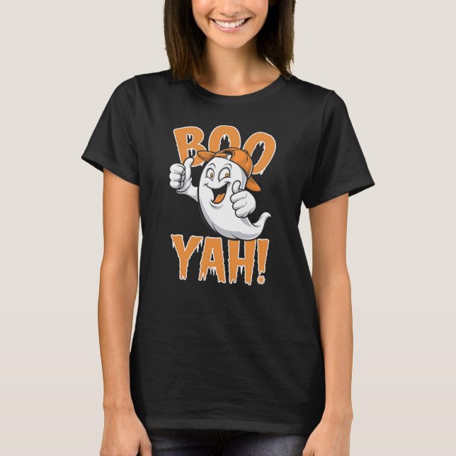 Camiseta Boo Yah Happy Ghost (Anverso)