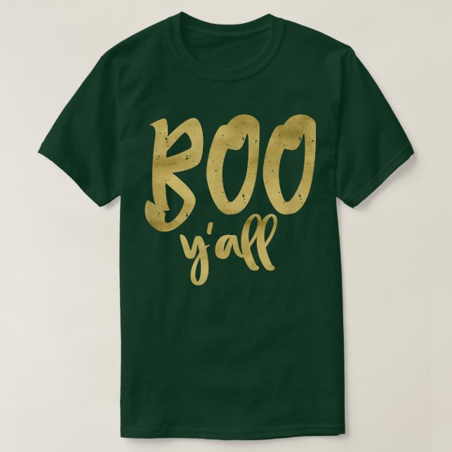 Camiseta Boo Y'all Cute Funny y Sencillo disfraz de Hallowe (Diseño del anverso)