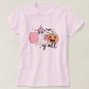 Camiseta Boo Y'all Cute Ghost Funny Retro Halloween