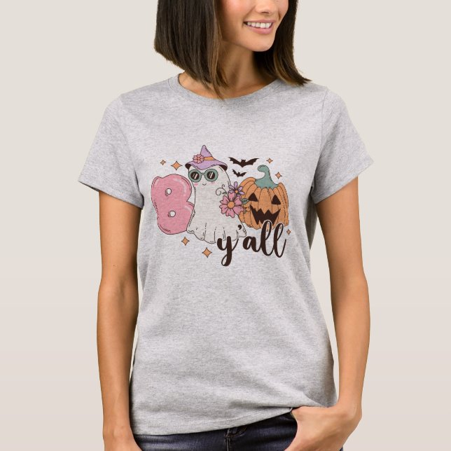 Camiseta Boo Y'All Halloween (Anverso)