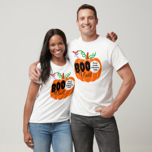 Camiseta Boo Yall Tee, Personalizado Nombre Familia Año Hal