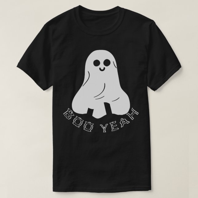 Camiseta Boo Yeah Halloween Ghost (Diseño del anverso)