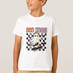 Camiseta Boo Yeah - Skateboard Retro Cute Ghost