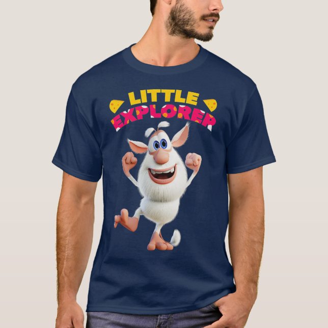 Camiseta Booba Little Explorer Happy Birthday Gift for (Anverso)