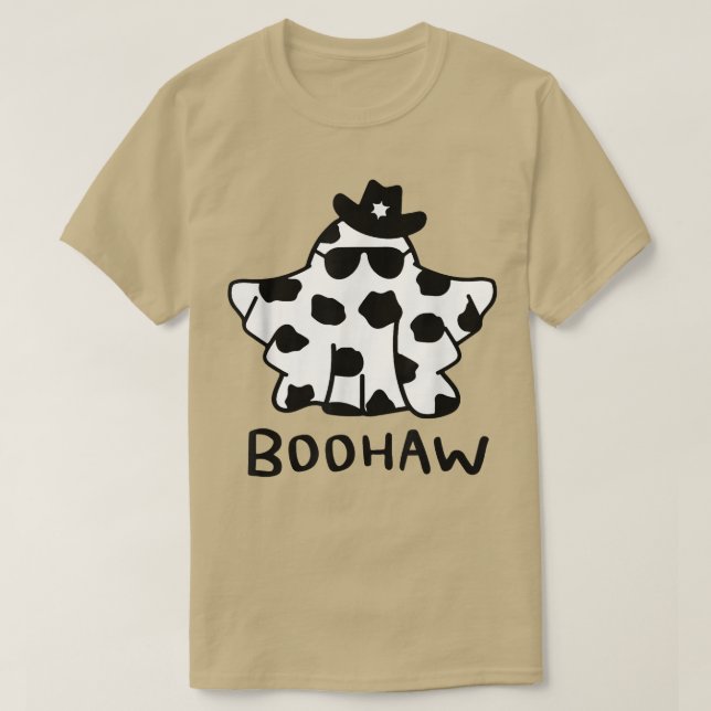 Camiseta Boobboy Cowgirl BooHaw Retro Fantasma Occidental H (Diseño del anverso)