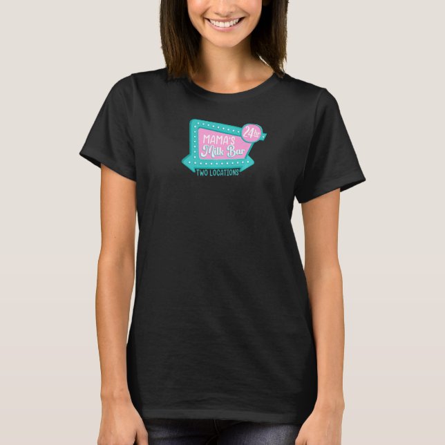 Camiseta Boobery Milkshake Breast Leche Bar I para mujeres (Anverso)