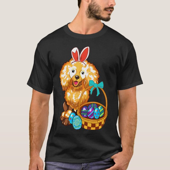 Camiseta Boodle Easter Holiday Bunny Ears And Eggs (Anverso)