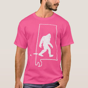 Camiseta Booger Monster Alabama Orgullo de caza de pies en 