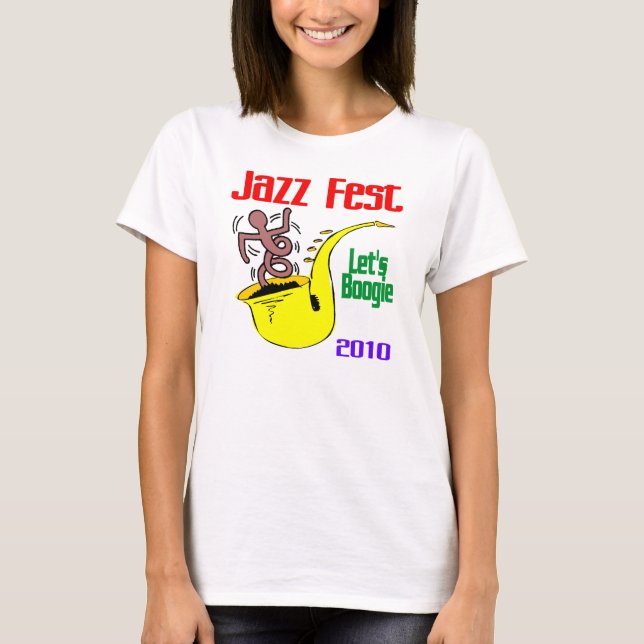 Camiseta Boogie en el Festival de Jazz (Anverso)