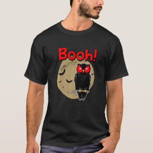 Camiseta Booh Scary Gráfica Fantasma Halloween Trick O Trek