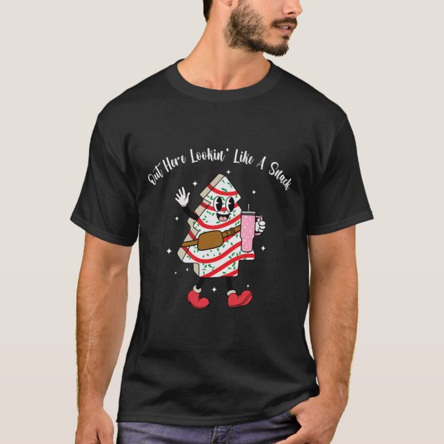 Camiseta Boojee Out Here Lookéa Como Un Navidad Divertido D (Anverso)