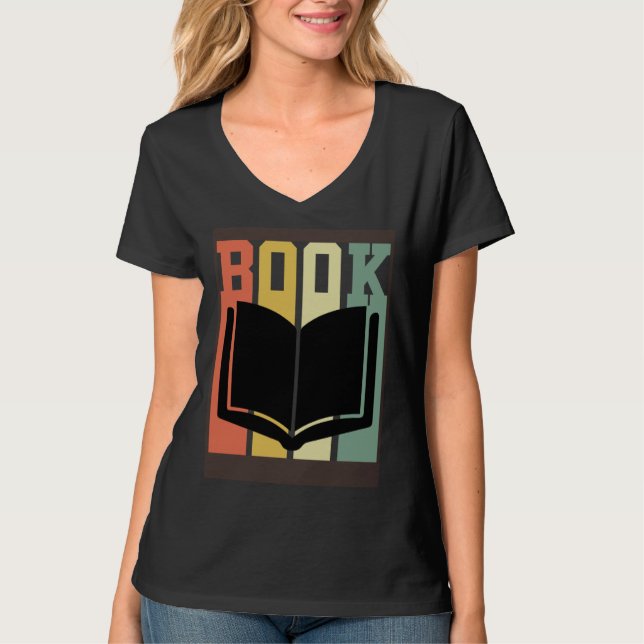 Camiseta Book  Book and Books Reading pleasure Bookworm (Anverso)