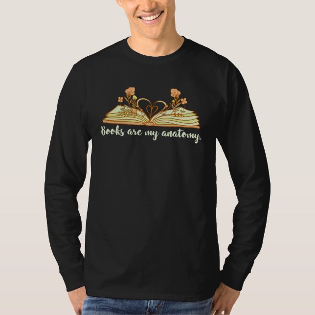 Camiseta Book Books are my Anatomy Bookworm Reading fans (Anverso)