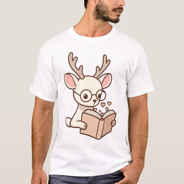 Camiseta Book Deer (Anverso)
