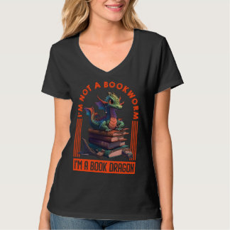 Camiseta Book Dragon book  Dragon fans Book love Dragon  1