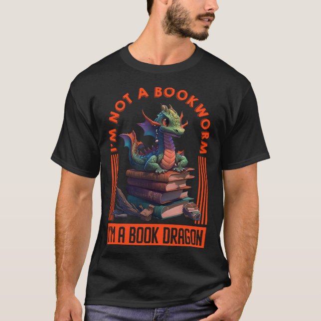 Camiseta Book Dragon book  Dragon fans Book love Dragon  1 (Anverso)